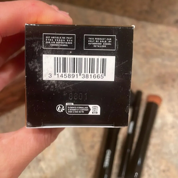 NWT Chanel Les Pinceaux De Chanel light green leather case with three brushes - Picture 13 of 16